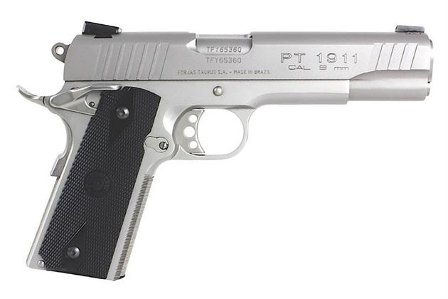 Buy Taurus PT1911 9mm Stainless Steel Centerfire Pistol (Cosmetic Blemishes)